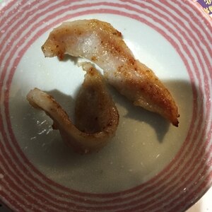 とんとろ（豚肉）にんにく醤油焼き(ノンフライヤー)